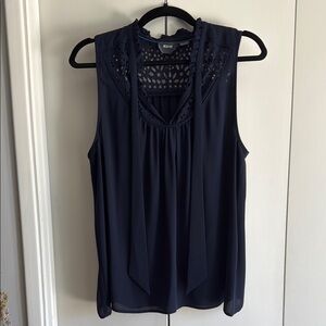 Anthropologie Maeve blouse with cutouts and tie